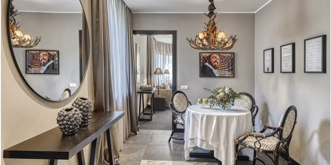 Pavarotti Junior Suite woonkamer