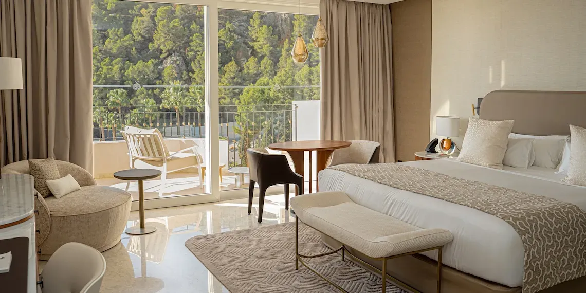 hotelkamer met prive terras